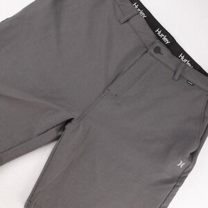 Hurley Mens Gray Hybrid Shorts Size 40 Stretch Quick Dry Casual Activewear